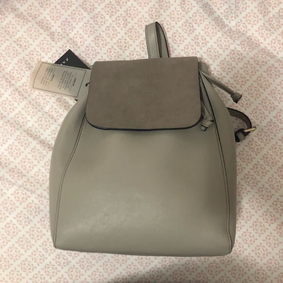 Zara Handbags - Zara grey mini backpack